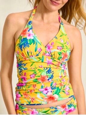 Tommy Bahama Isola Vita Reversible Halter Tankini Top